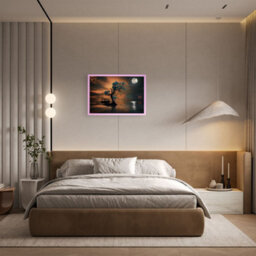 "AK Frames Sleek 24X16"" Pastel Pink Thin Modern Picture Frame - Slim And Design For Posters, Prints And Photos - Elegant Wall Frame Decor" - thumbnail 5
