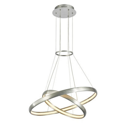 Luminosa Lighting Luminosa Modern Led Hanging Pendant Aluminum, Warm White 3000K 3000Lm Dimmable