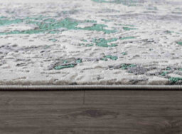 Picasso Modern Waterflow Abstract Area Rugs Aqua 120X170 Cm - thumbnail 2