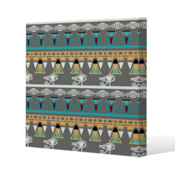 Andrew Lee Tribal Art, Egyptian Vintage Ethnic Silhouettes (Canvas Print) / 101 X 101 X 4Cm - thumbnail 2