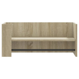 Berkfield Wall Shelf Sonoma Oak 70.5X35X30.5 Cm Engineered Wood - thumbnail 4