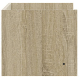 Berkfield Wall Shelf Sonoma Oak 70.5X35X30.5 Cm Engineered Wood - thumbnail 5