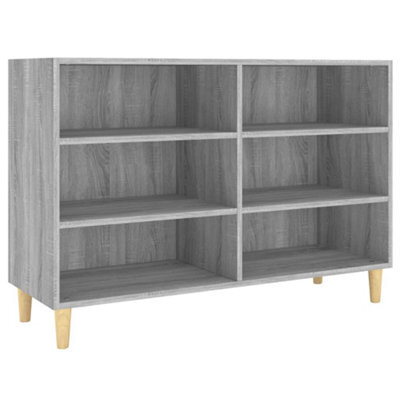 Berkfield Sturdy Sideboard Grey Sonoma 103.5X35X70 Cm Engineered Wood - image 1