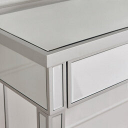 Furniturebox Uk Venetian Mirrored Console And Vanity Dressing Table - thumbnail 3