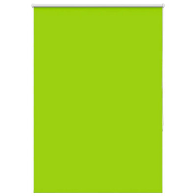 Berkfield Roller Blind Blackout Leaves Green 100X130 Cm Fabric Width 95.7 Cm Polyester - image 1