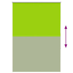 Berkfield Roller Blind Blackout Leaves Green 100X130 Cm Fabric Width 95.7 Cm Polyester - thumbnail 9