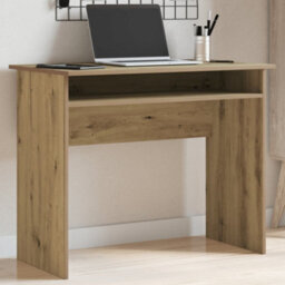 Berkfield Desk Artisan Oak 90X50X74 Cm Engineered Wood