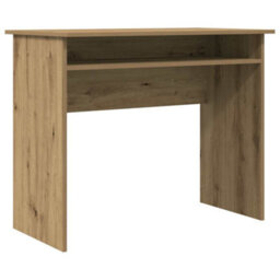 Berkfield Desk Artisan Oak 90X50X74 Cm Engineered Wood - thumbnail 2