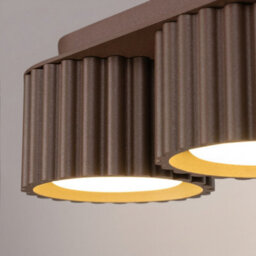 Luminosa Lighting Luminosa Aura Surface Mounted Downlight Brown 3X Gx53 - thumbnail 4