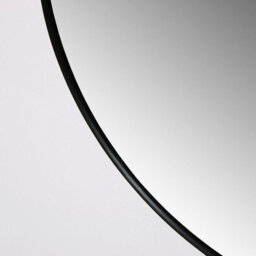 Melody Maison Black Oval Wall Mirror 50Cm X 150Cm - thumbnail 4