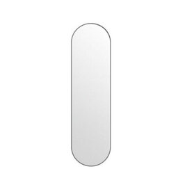 Melody Maison Black Oval Wall Mirror 50Cm X 150Cm - thumbnail 5