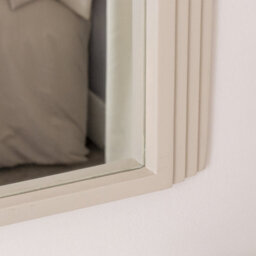 Melody Maison Large Beige Arched Wall Mirror - 90Cm X 75Cm - thumbnail 3