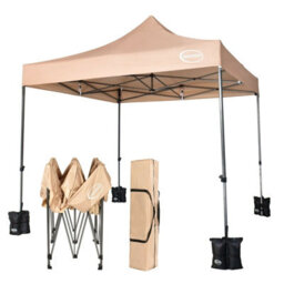 Mcc Direct Maximus 3X3 Heavy Duty Pop Up Beige Gazebo Ns - thumbnail 1