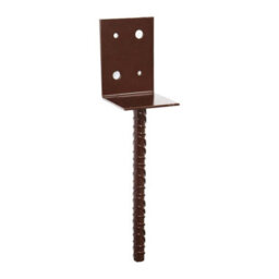 Marlborough Pack Of 5 (Total 5 Units) - Sleeper / Base Anchor Bracket To Concrete - Brown - 220mm (L)