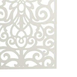 Deenz Arched Design Metal Wall Mounted Screen Neutral Finish For Indoor & Outdoor Use Decorative Garden Art Panel 120X60Cm - thumbnail 4