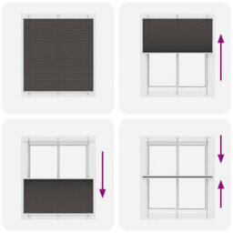 Berkfield Pleated Blind Black 115X150 Cm Fabric Width 114.4 Cm Polyester - thumbnail 7