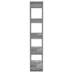 Berkfield Book Cabinet/room Divider Grey Sonoma 80X30X160 Cm Engineered Wood - thumbnail 6