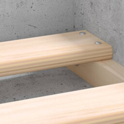 Berkfield Bed Frame Concrete Grey 120X200 Cm - thumbnail 9