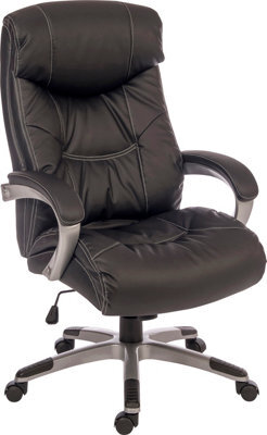 Teknik Siesta Executive Chair With Deep Cushioned Upholstery, Gas Lift Seat Height Adjustment And Recline Function - image 1