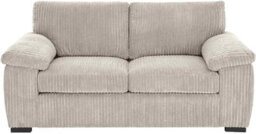 BlissFurniture Ltd Jumbo Cord Amalfi 3 Seater Sofa Stylish And Spacious Sofa For Modern Living Rooms Soft Cushions & Cozy Soft Cord Fabric In Grey - thumbnail 1