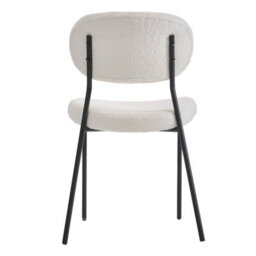Living And Home Dining Chairs Set Of 2 Upholstered Dining Chair With Metal Frame - thumbnail 5