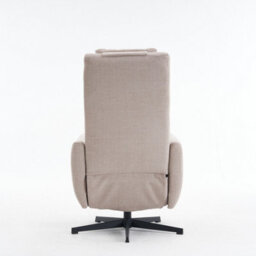 Matteo Grey Chenille Fabric Recliner Chair With Pillow Padded Seat & Footrest - thumbnail 8