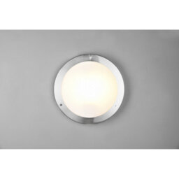 Luminosa Lighting Luminosa Condus Modern Bathroom Ceiling Light Nickel Matt Ip44 - Uk Stock - thumbnail 3