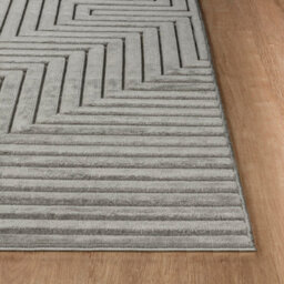 Livabliss Le Mans-Modern Grey 3D High & Low Pile Textured In- & Outdoor Rug 120 X 170 Cm Easy Care, Non Shedding - thumbnail 5