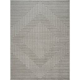 Livabliss Le Mans-Modern Grey 3D High & Low Pile Textured In- & Outdoor Rug 120 X 170 Cm Easy Care, Non Shedding - thumbnail 1