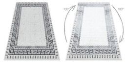 RugsX Carpet Allure 1960 Greek Key, Frame - Structural, Stylish, Glamour White Grey 160X220 Cm - thumbnail 3