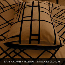 Pamposh 4 Pcs Super King Size Duvet Cover Sets With Matching Black Superking Size Fitted Sheets Premium Microfibre Reversible - thumbnail 6