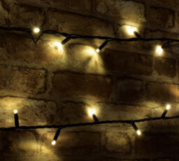 Netagon Outdoor Festive Heavy Duty 180 Led Christmas String Lights- Warm White - thumbnail 3