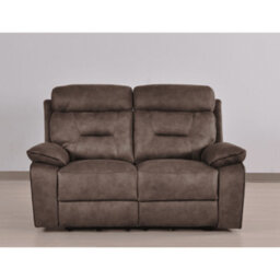 Furniture Instore Foster Brown Fabric Electric Recliner 2 Seater - thumbnail 2
