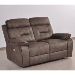 Furniture Instore Foster Brown Fabric Electric Recliner 2 Seater - thumbnail 3
