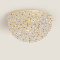 Edit Posie Flush Ceiling Light Gold - thumbnail 1