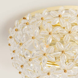 Edit Posie Flush Ceiling Light Gold - thumbnail 4
