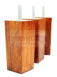 L&F 4X Replacement Furniture Legs Solid Wood 110mm High Sofas Chairs Settee Cabinets Legs M10 Tsp2055 - thumbnail 6