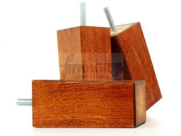 L&F 4X Replacement Furniture Legs Solid Wood 110mm High Sofas Chairs Settee Cabinets Legs M10 Tsp2055 - thumbnail 4