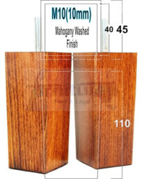 L&F 4X Replacement Furniture Legs Solid Wood 110mm High Sofas Chairs Settee Cabinets Legs M10 Tsp2055 - thumbnail 1