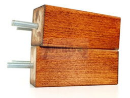L&F 4X Replacement Furniture Legs Solid Wood 110mm High Sofas Chairs Settee Cabinets Legs M10 Tsp2055 - thumbnail 3