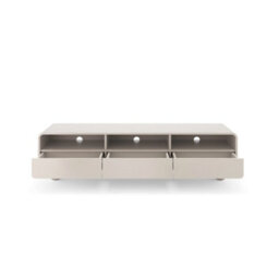 Arte Albion Tv Cabinet 180Cm - Cashmere Finish, Push-To-Open Drawers & Open Media Storage - thumbnail 3