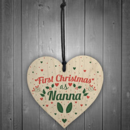 Red Ocean First Christmas As Nanny Nan Nanna Nana Xmas Decoration Bauble Present Gifts - thumbnail 2