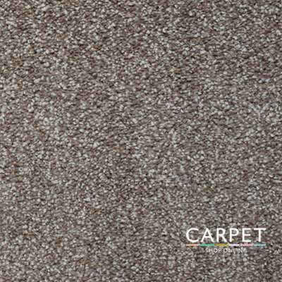 Carpet Shop Online Predera Brown Saxony Felt Back Carpet 1.5M X 4M - image 1