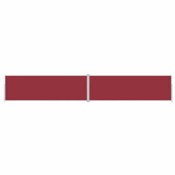 Walplus Retractable Side Awning Garden Sun Shade Canopy Gazebo For Back Door, Porch, Patio Red 200X1200 Cm - thumbnail 2
