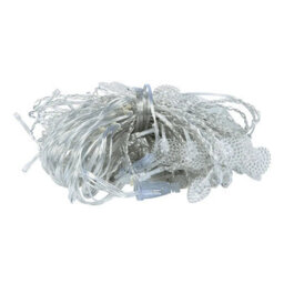 Urbn-Living Yellow - Led Fairy Curtain Lights - Heart Design - thumbnail 2