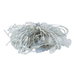 Urbn-Living Yellow - Led Fairy Curtain Lights - Heart Design - thumbnail 1
