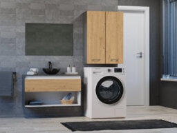Pola Mini Dd Cabinet Anthracite Artisan Oak - thumbnail 4