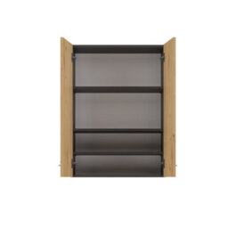 Pola Mini Dd Cabinet Anthracite Artisan Oak - thumbnail 2