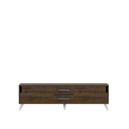 Decorotika Tex Tv Stand For Tv's Up To 70 Inch Walnut - thumbnail 4