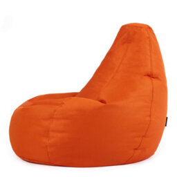 Icon Dalton High Back Adult Gaming Indoor Outdoor Bean Bag Chair, Burnt Orange - thumbnail 4